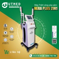 máy 2in1 triệt lông laser hera plus