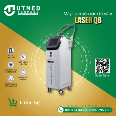 Máy Laser Công Nghệ Xoá Xăm Q8