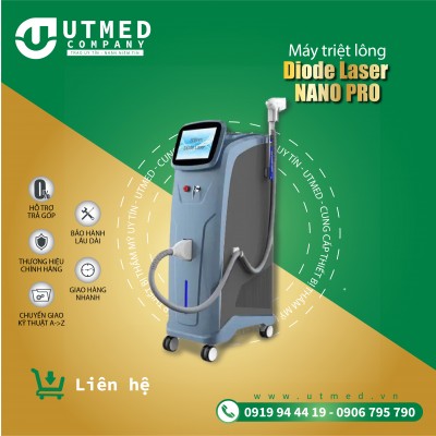 Máy Triệt Lông Diode Nano Pro 808nm