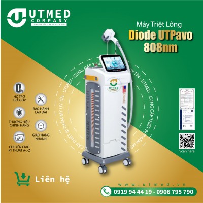 Máy Triệt Lông Diode UTPavo 808nm
