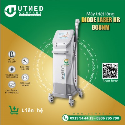 Máy Triệt Lông Diode Laser HR 808nm