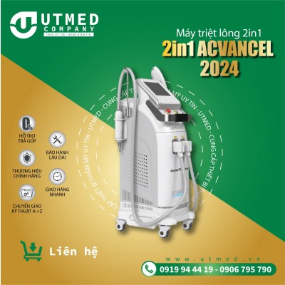 MÁY TRIỆT LÔNG 2in1 ACVANCEL 2024 (triệt/laser)